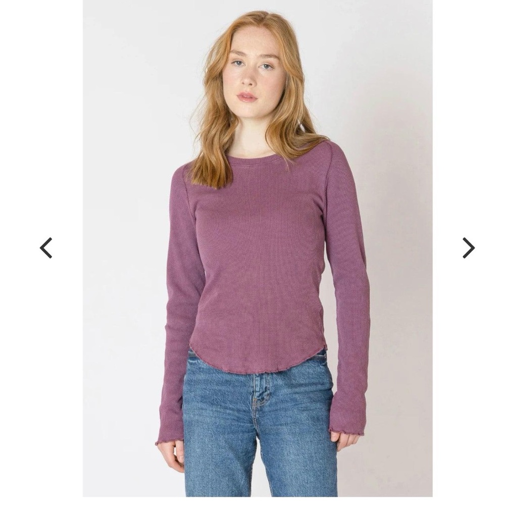 We The Free Mauve Long Sleeve Top